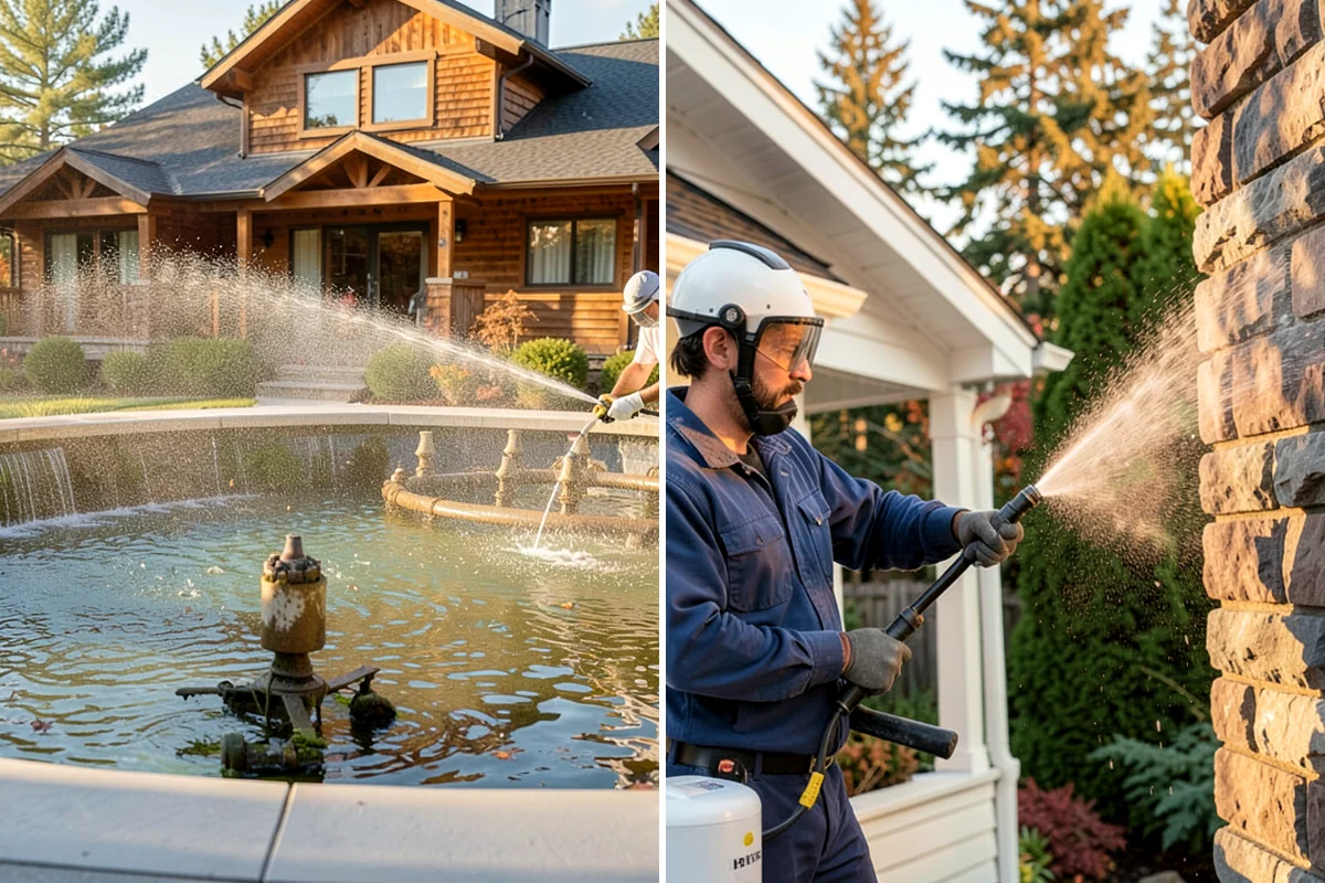 Pressure Washing Consultation in Lakewood, Pierce County, WA - Walk the property and inventory surfaces
