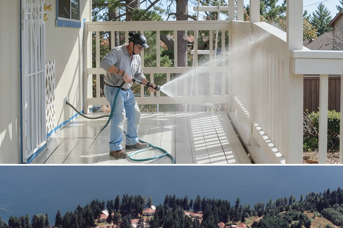 Pressure Washing Consultation in Lakewood, Pierce County, WA - A consultation is worthwhile any time of year, and scheduling in late winter helps plan a full cleaning before spring growth...