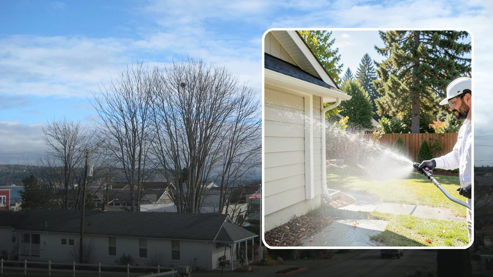 Pressure Washing Consultation in Langley, Island County, WA - We offer on-site pressure washing consultations in Washington to assess your surfaces and build the right cleaning plan.