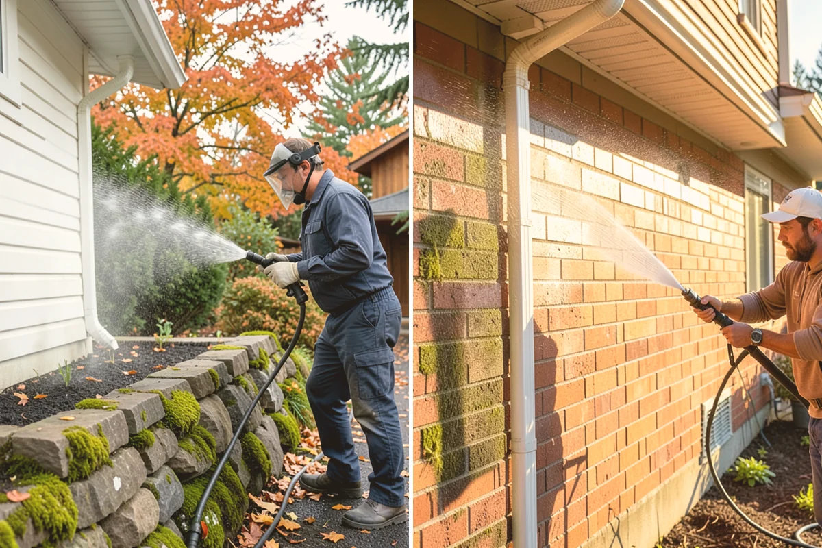 Pressure Washing Consultation in Langley, Island County, WA - Walk the property and inventory surfaces