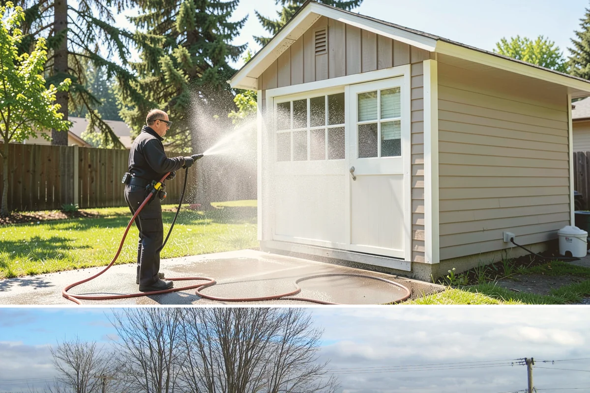 Pressure Washing Consultation in Langley, Island County, WA - A consultation is worthwhile any time of year, and scheduling in late winter helps plan a full cleaning before spring growth...
