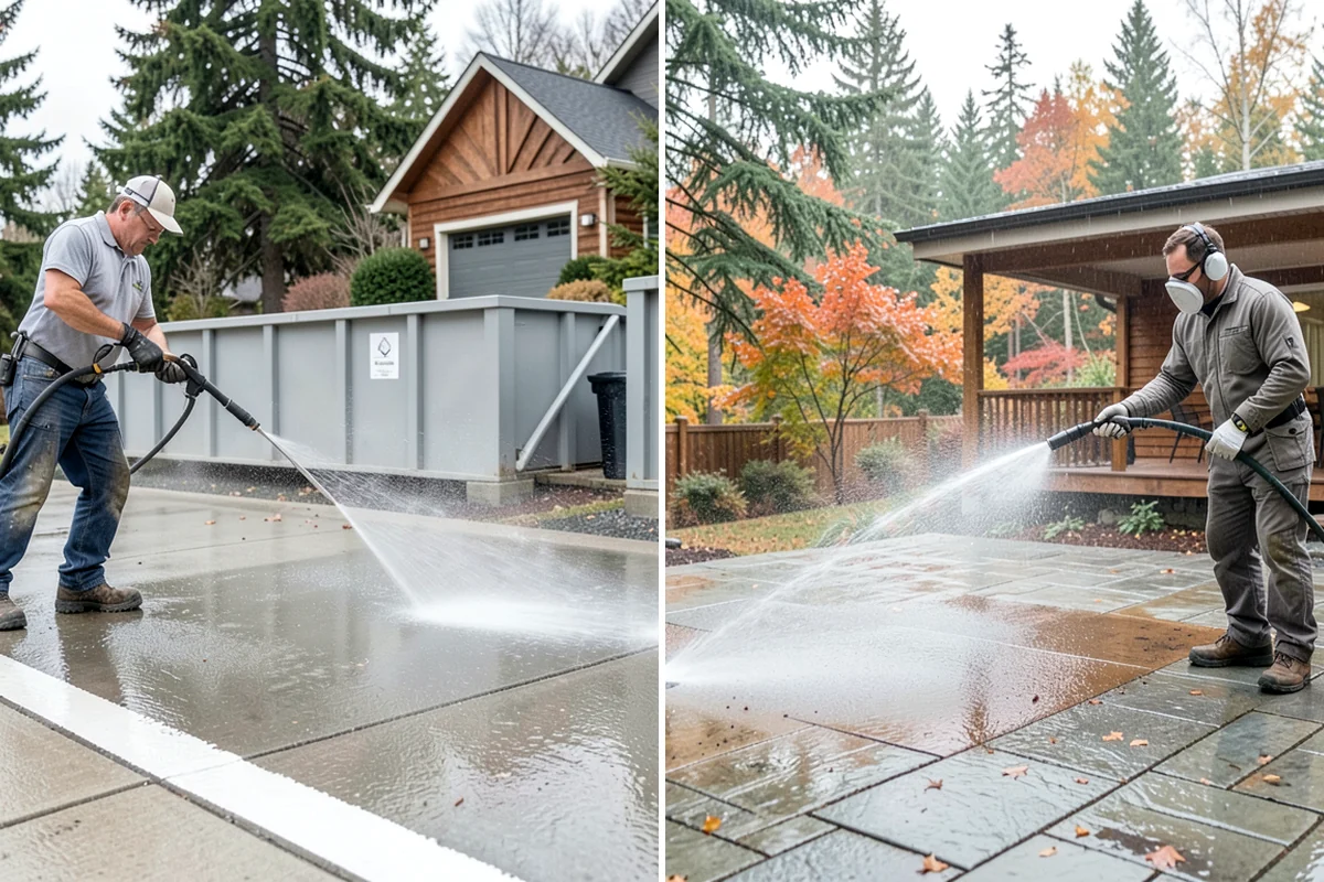 Pressure Washing Consultation in Lyman, Skagit County, WA - Walk the property and inventory surfaces