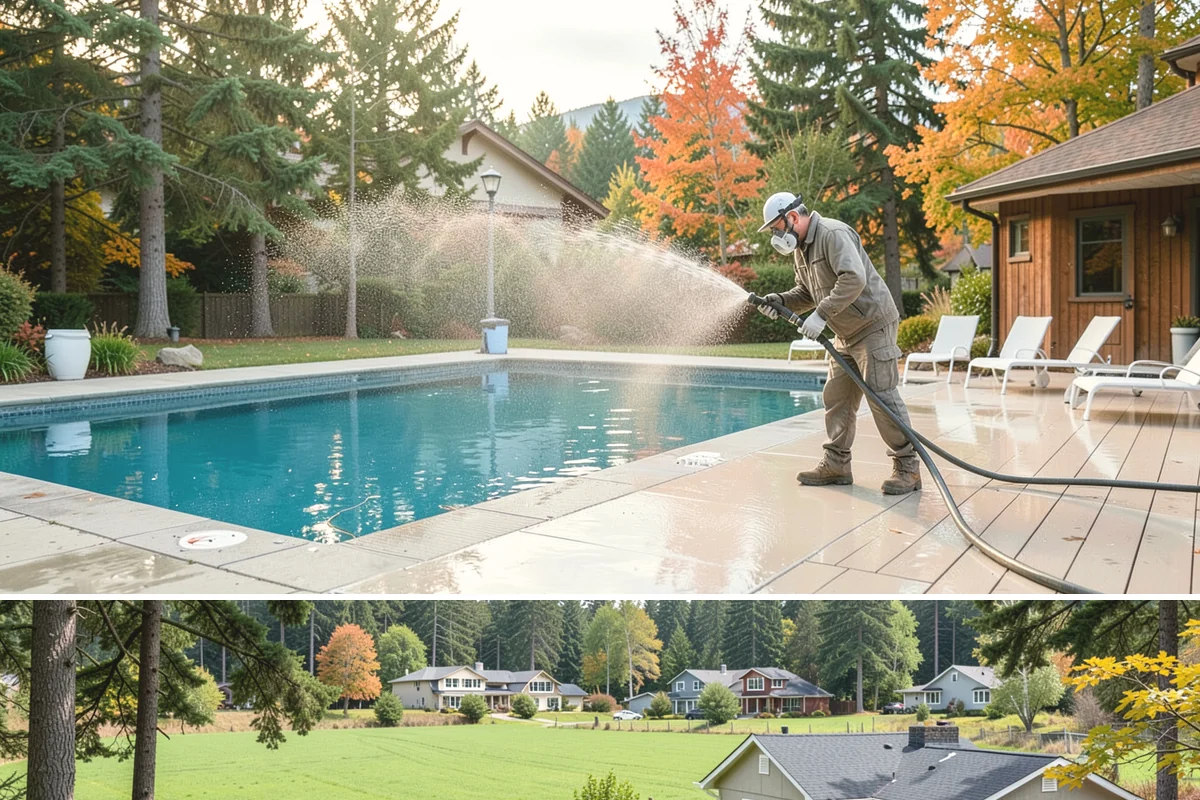 Pressure Washing Consultation in Lyman, Skagit County, WA - A consultation is worthwhile any time of year, and scheduling in late winter helps plan a full cleaning before spring growth...