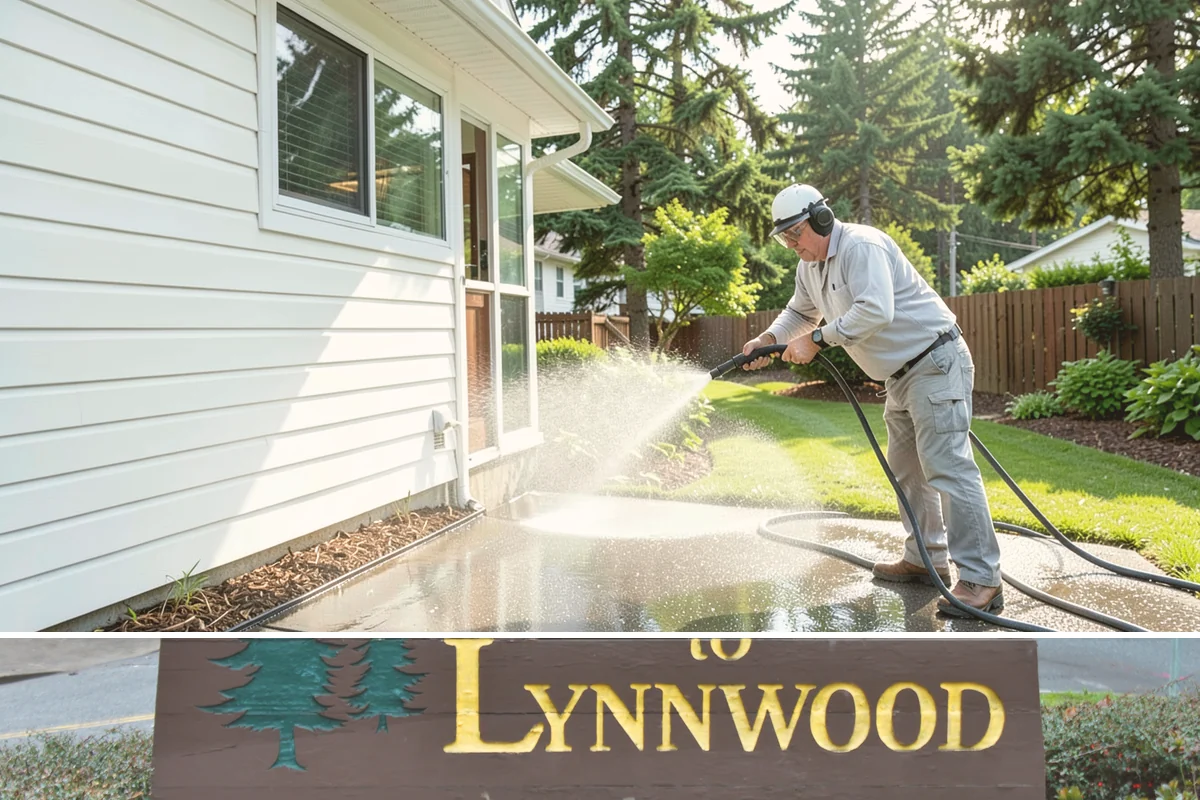 Pressure Washing Consultation in Lynnwood, Snohomish County, WA - A consultation is worthwhile any time of year, and scheduling in late winter helps plan a full cleaning before spring growth...