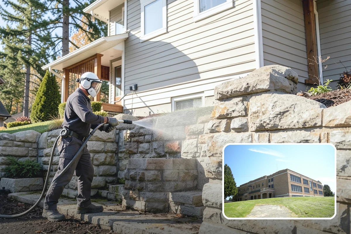Pressure Washing Consultation in Maple Valley, King County, WA - Matches methods to each surface safely