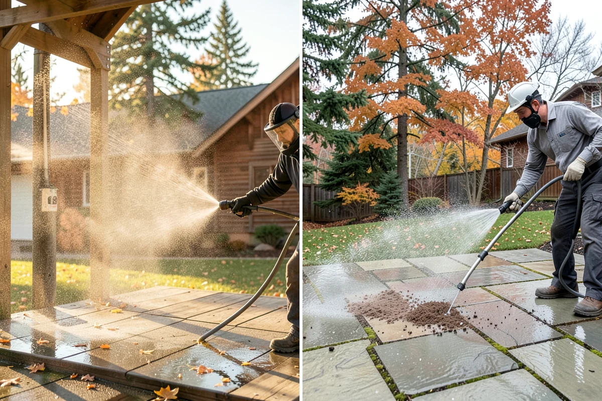 Pressure Washing Consultation in Maple Valley, King County, WA - Walk the property and inventory surfaces