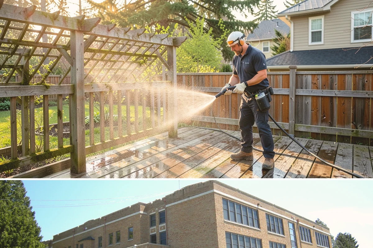 Pressure Washing Consultation in Maple Valley, King County, WA - A consultation is worthwhile any time of year, and scheduling in late winter helps plan a full cleaning before spring growth...