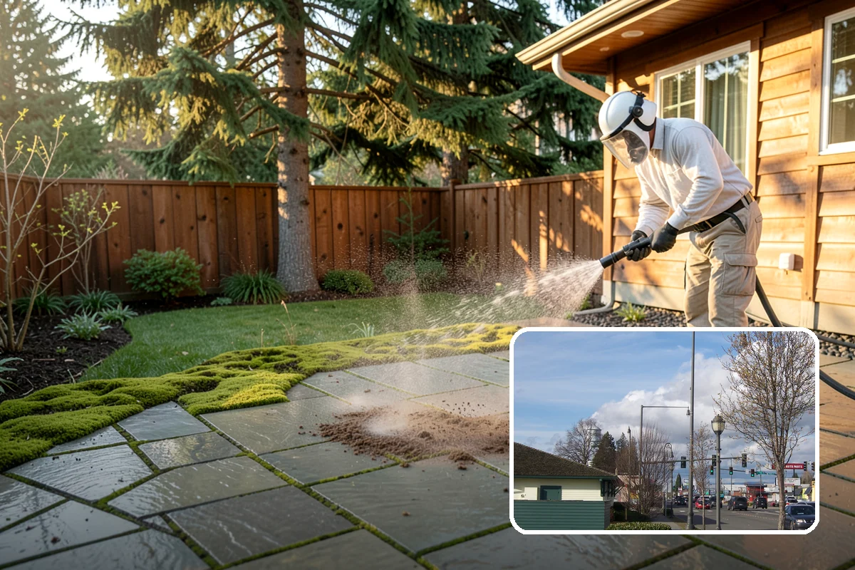 Pressure Washing Consultation in Marysville, Snohomish County, WA - Matches methods to each surface safely