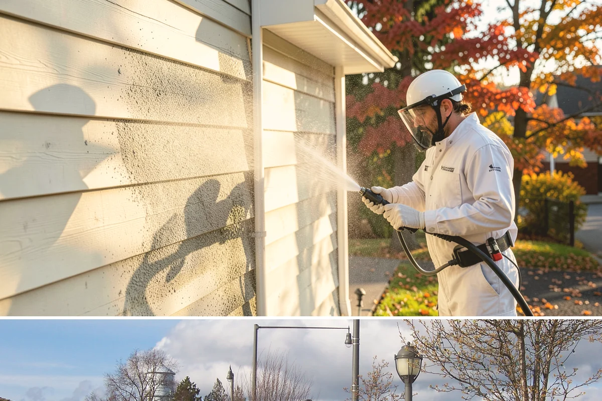 Pressure Washing Consultation in Marysville, Snohomish County, WA - A consultation is worthwhile any time of year, and scheduling in late winter helps plan a full cleaning before spring growth...