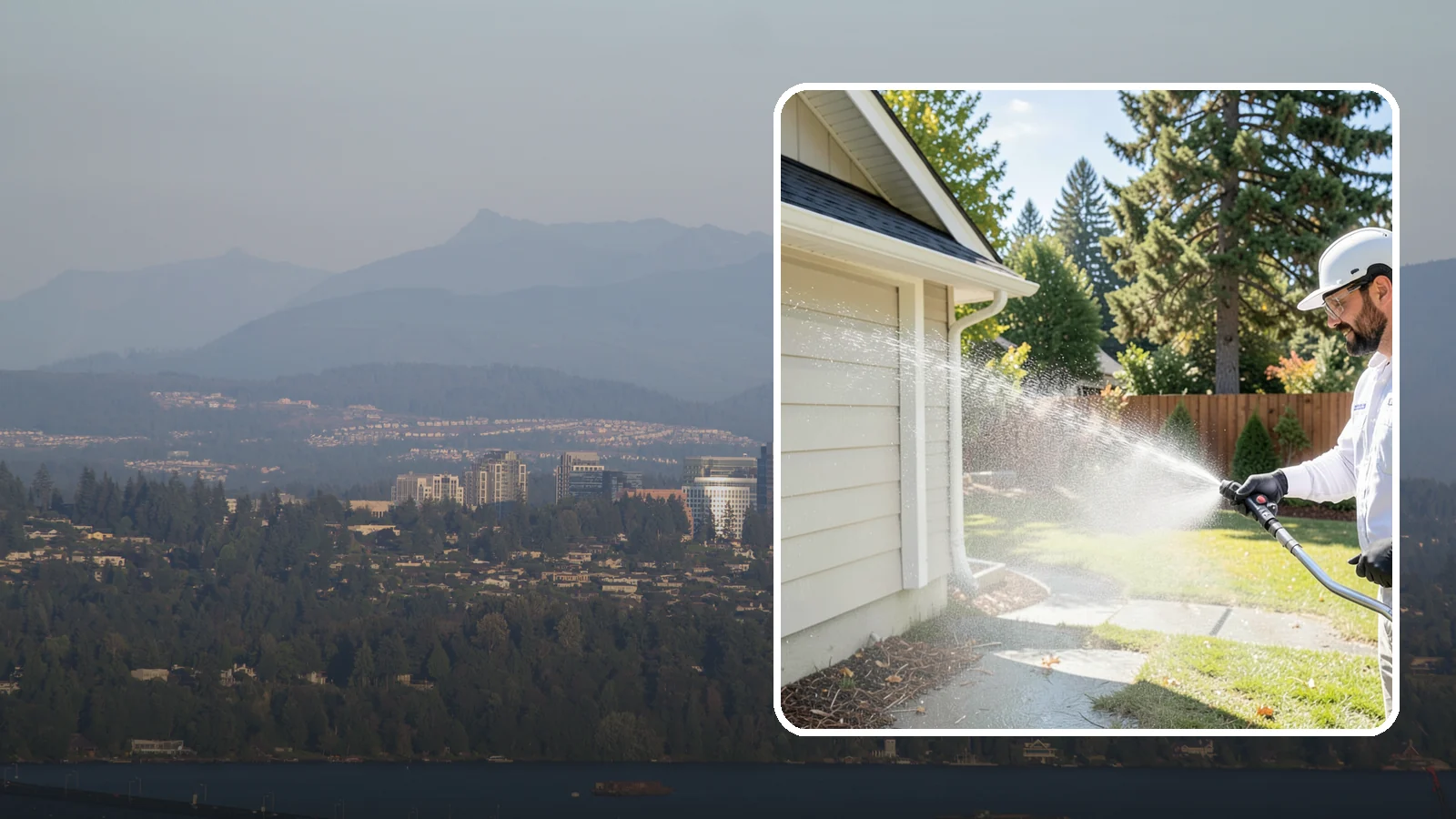 Pressure Washing Consultation in Medina, King County, WA - We offer on-site pressure washing consultations in Washington to assess your surfaces and build the right cleaning plan.