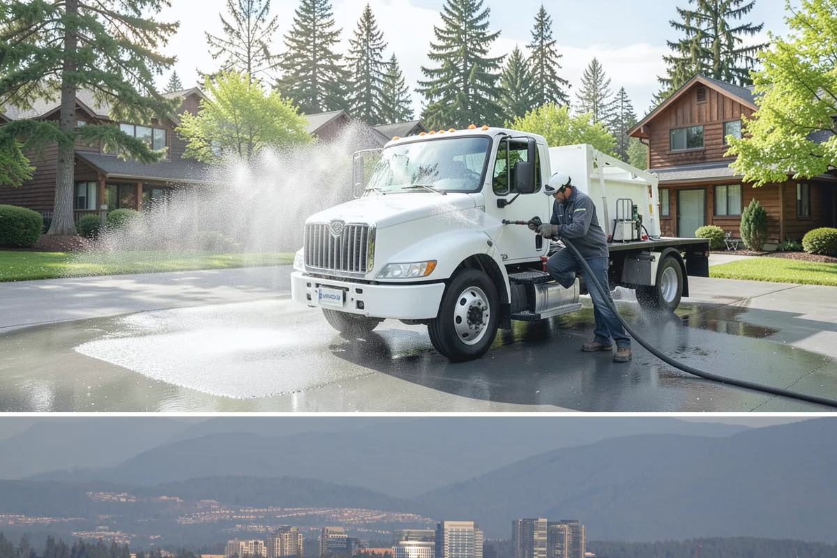 Pressure Washing Consultation in Medina, King County, WA - A consultation is worthwhile any time of year, and scheduling in late winter helps plan a full cleaning before spring growth...