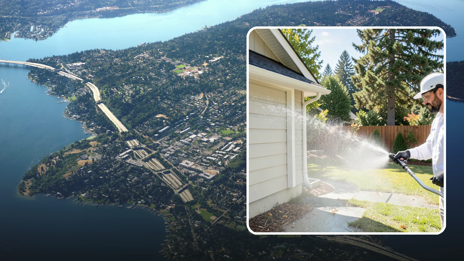 Pressure Washing Consultation in Mercer Island, King County, WA - We offer on-site pressure washing consultations in Washington to assess your surfaces and build the right cleaning plan.
