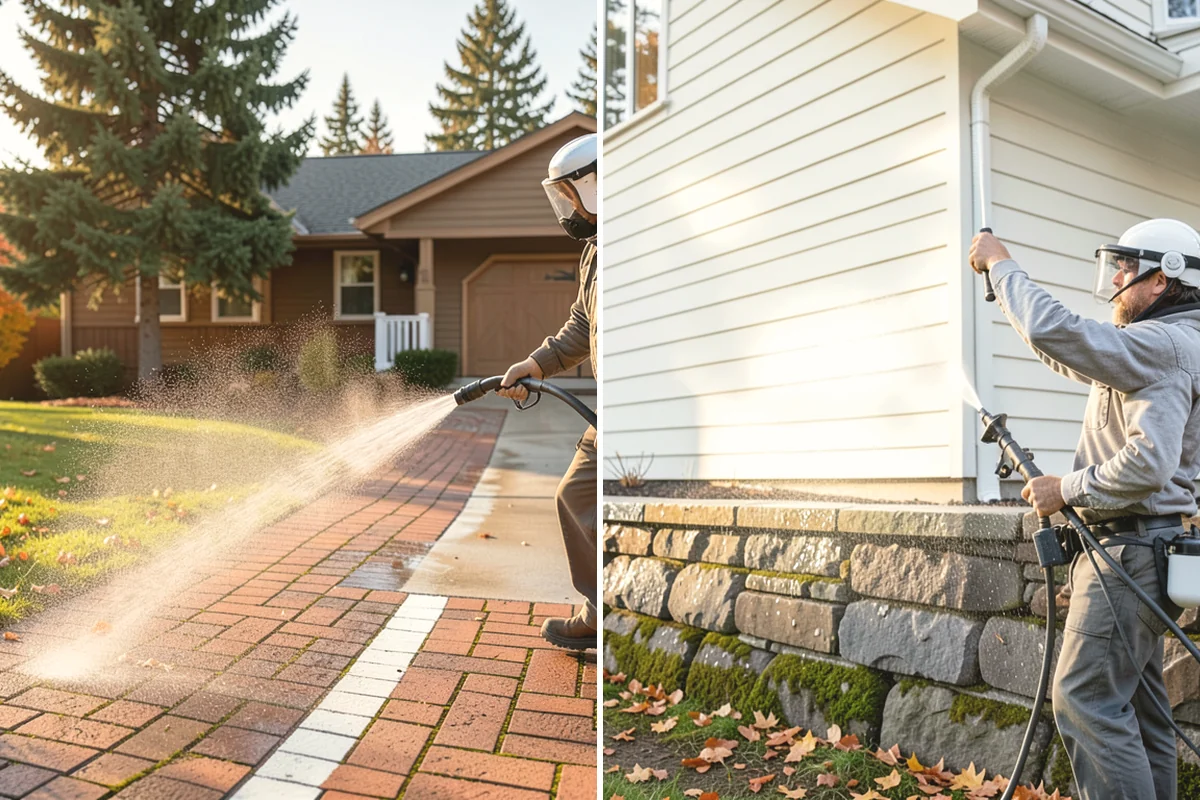 Pressure Washing Consultation in Mercer Island, King County, WA - Walk the property and inventory surfaces