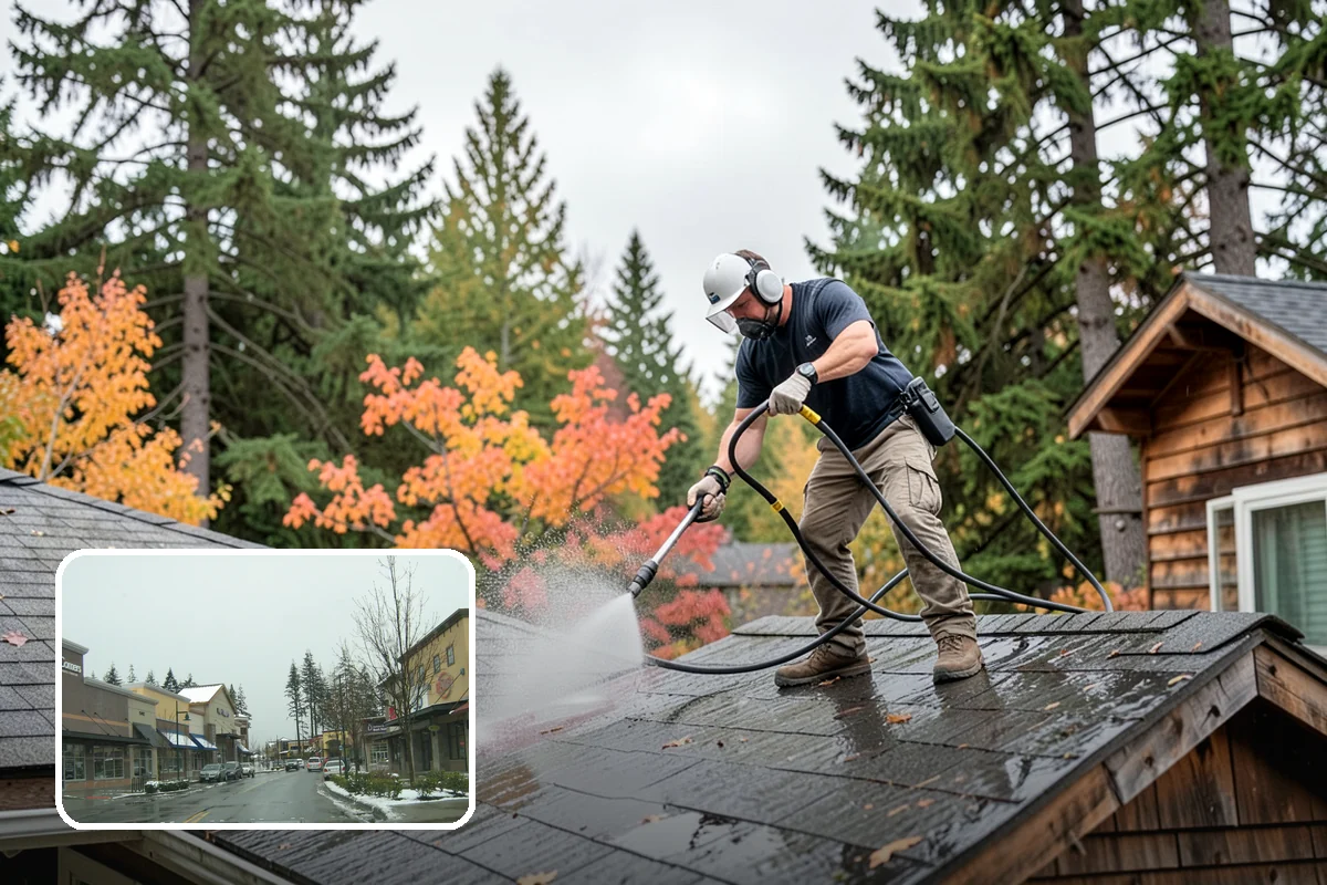 Pressure Washing Consultation in Mill Creek, Snohomish County, WA - Matches methods to each surface safely