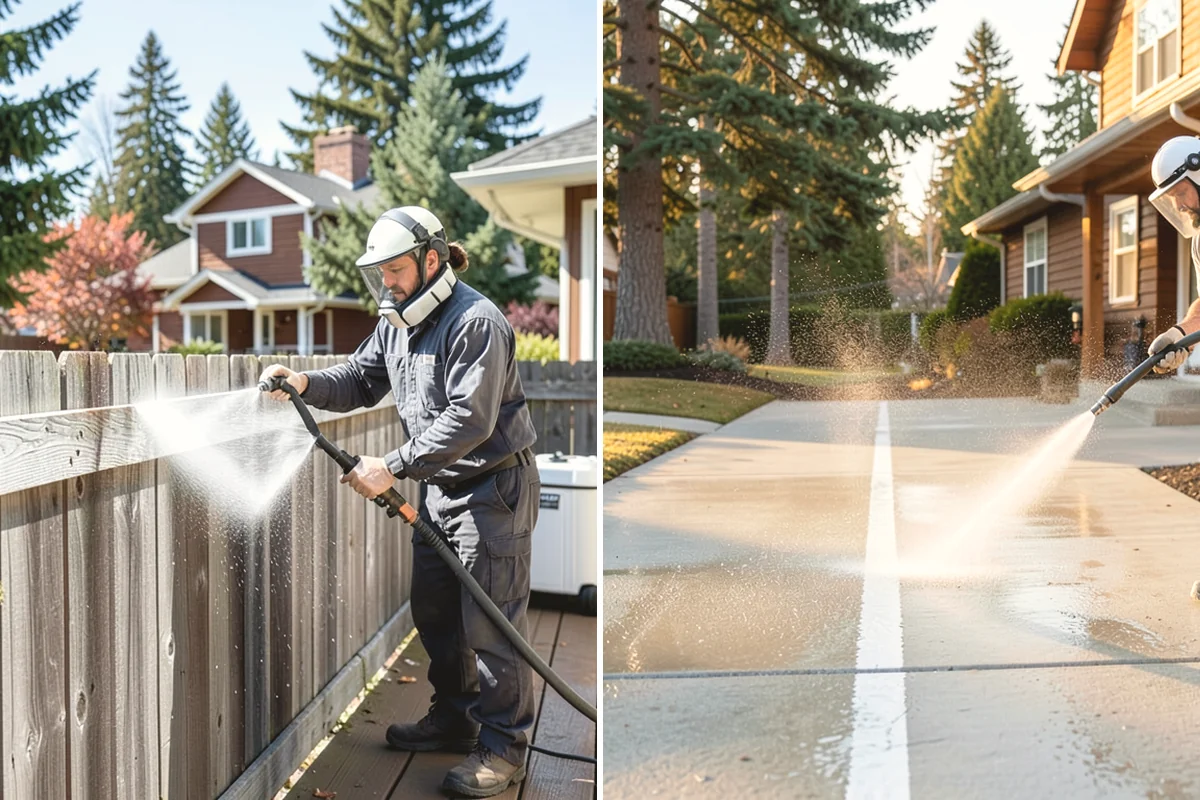 Pressure Washing Consultation in Mill Creek, Snohomish County, WA - Walk the property and inventory surfaces