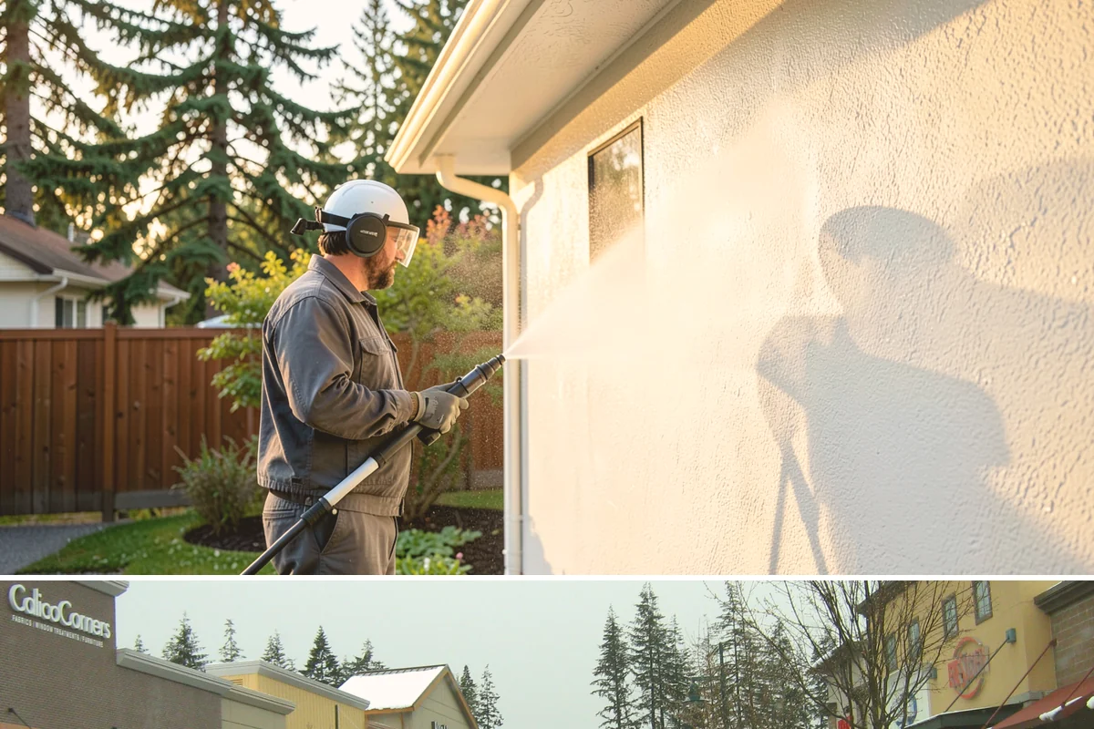 Pressure Washing Consultation in Mill Creek, Snohomish County, WA - A consultation is worthwhile any time of year, and scheduling in late winter helps plan a full cleaning before spring growth...