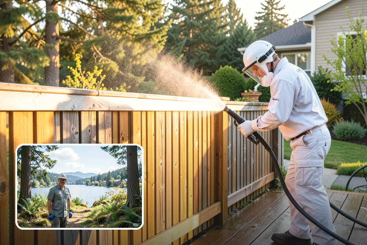 Pressure Washing Consultation in Milton, King County, WA - Matches methods to each surface safely