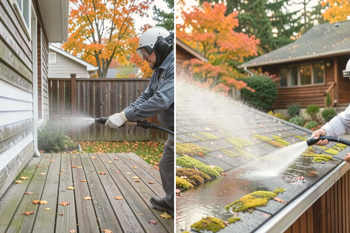 Pressure Washing Consultation in Milton, King County, WA - Walk the property and inventory surfaces