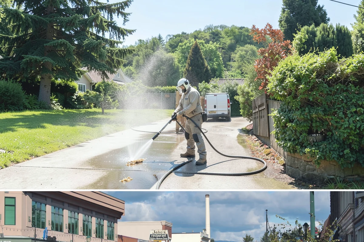 Pressure Washing Consultation in Monroe, Snohomish County, WA - A consultation is worthwhile any time of year, and scheduling in late winter helps plan a full cleaning before spring growth...