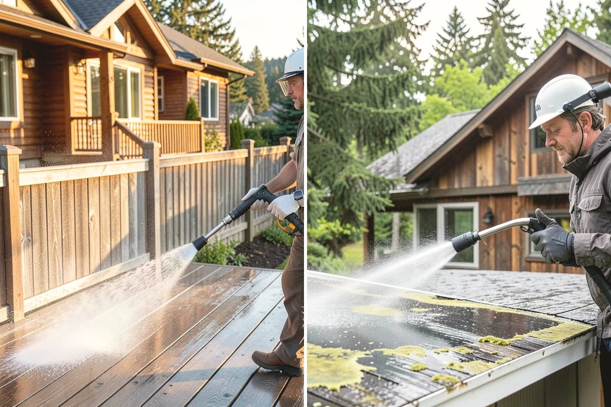 Pressure Washing Consultation in Mountlake Terrace, Snohomish County, WA - Walk the property and inventory surfaces
