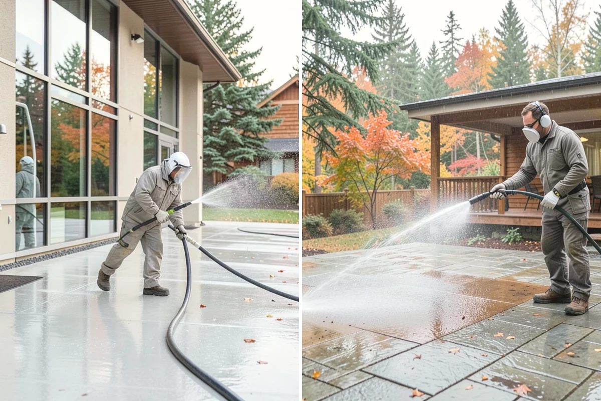Pressure Washing Consultation in Mukilteo, Snohomish County, WA - Walk the property and inventory surfaces