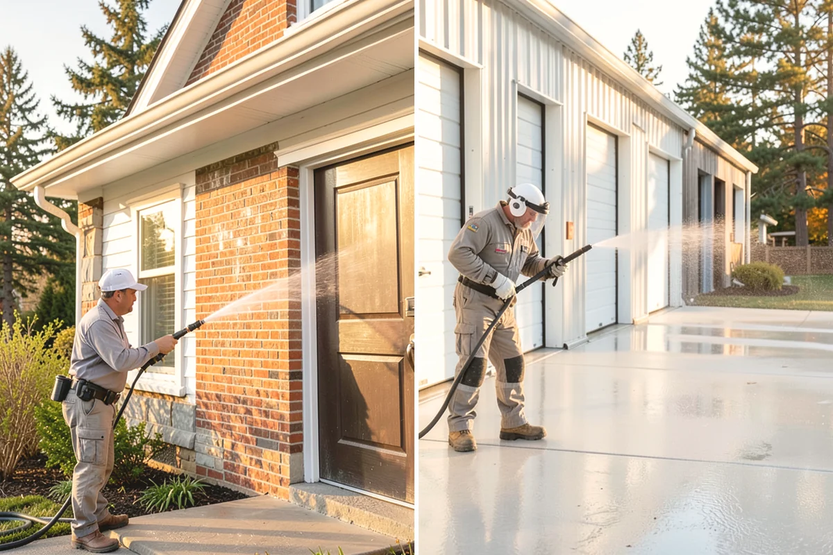 Pressure Washing Consultation in North Bend, King County, WA - Walk the property and inventory surfaces
