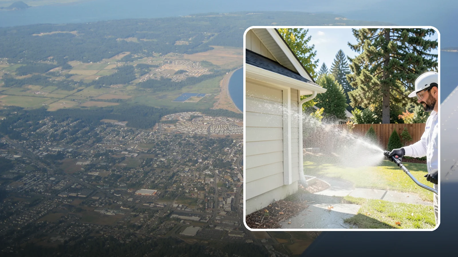 Pressure Washing Consultation in Oak Harbor, Island County, WA - We offer on-site pressure washing consultations in Washington to assess your surfaces and build the right cleaning plan.
