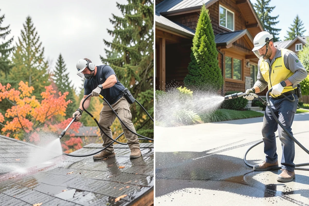 Pressure Washing Consultation in Oak Harbor, Island County, WA - Walk the property and inventory surfaces