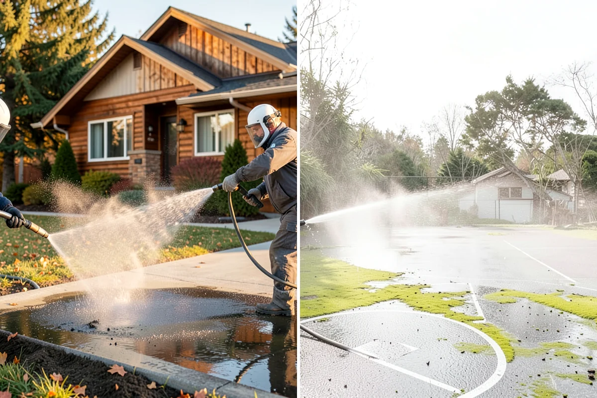 Pressure Washing Consultation in Pacific, King County, WA - Walk the property and inventory surfaces