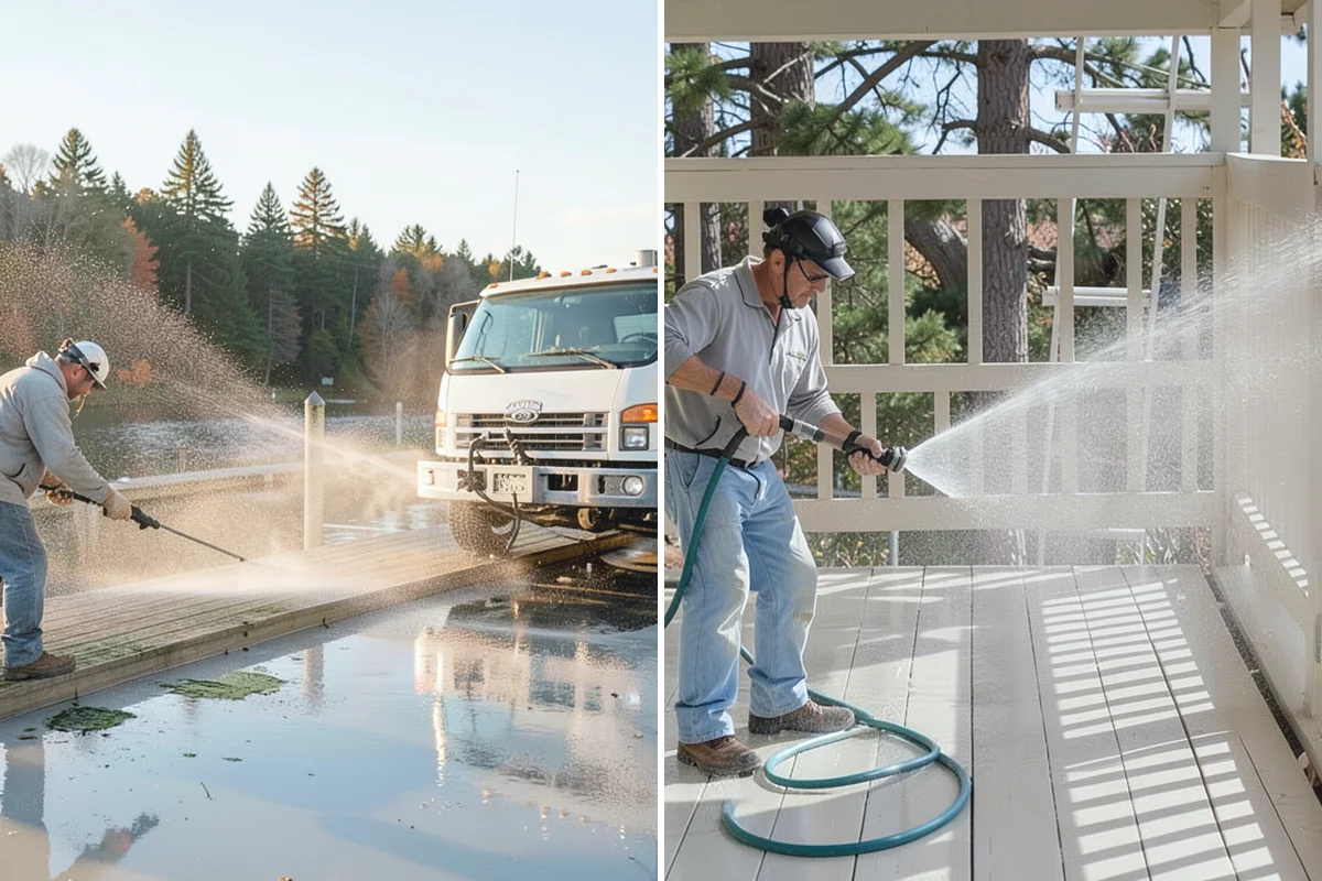 Pressure Washing Consultation in Redmond, King County, WA - Walk the property and inventory surfaces