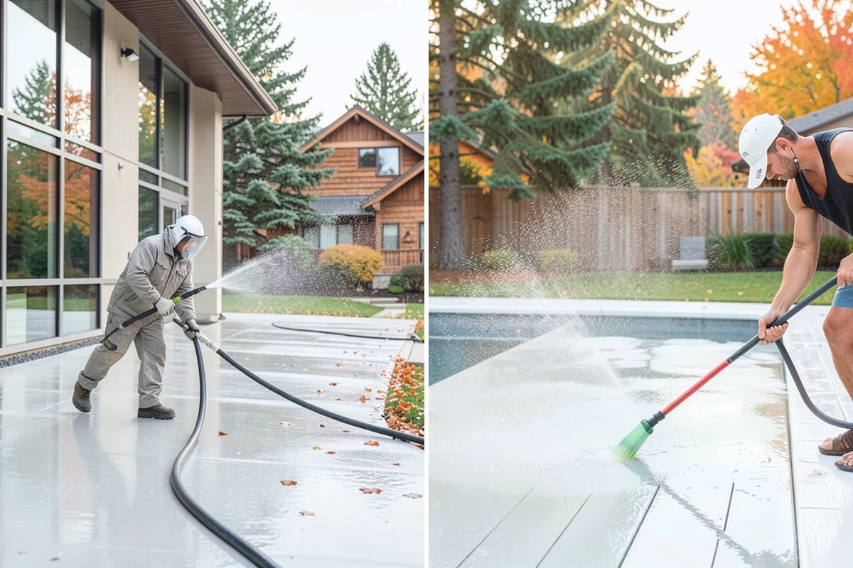 Pressure Washing Consultation in Renton, King County, WA - Walk the property and inventory surfaces
