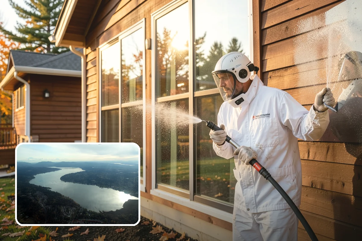 Pressure Washing Consultation in Sammamish, King County, WA - Matches methods to each surface safely