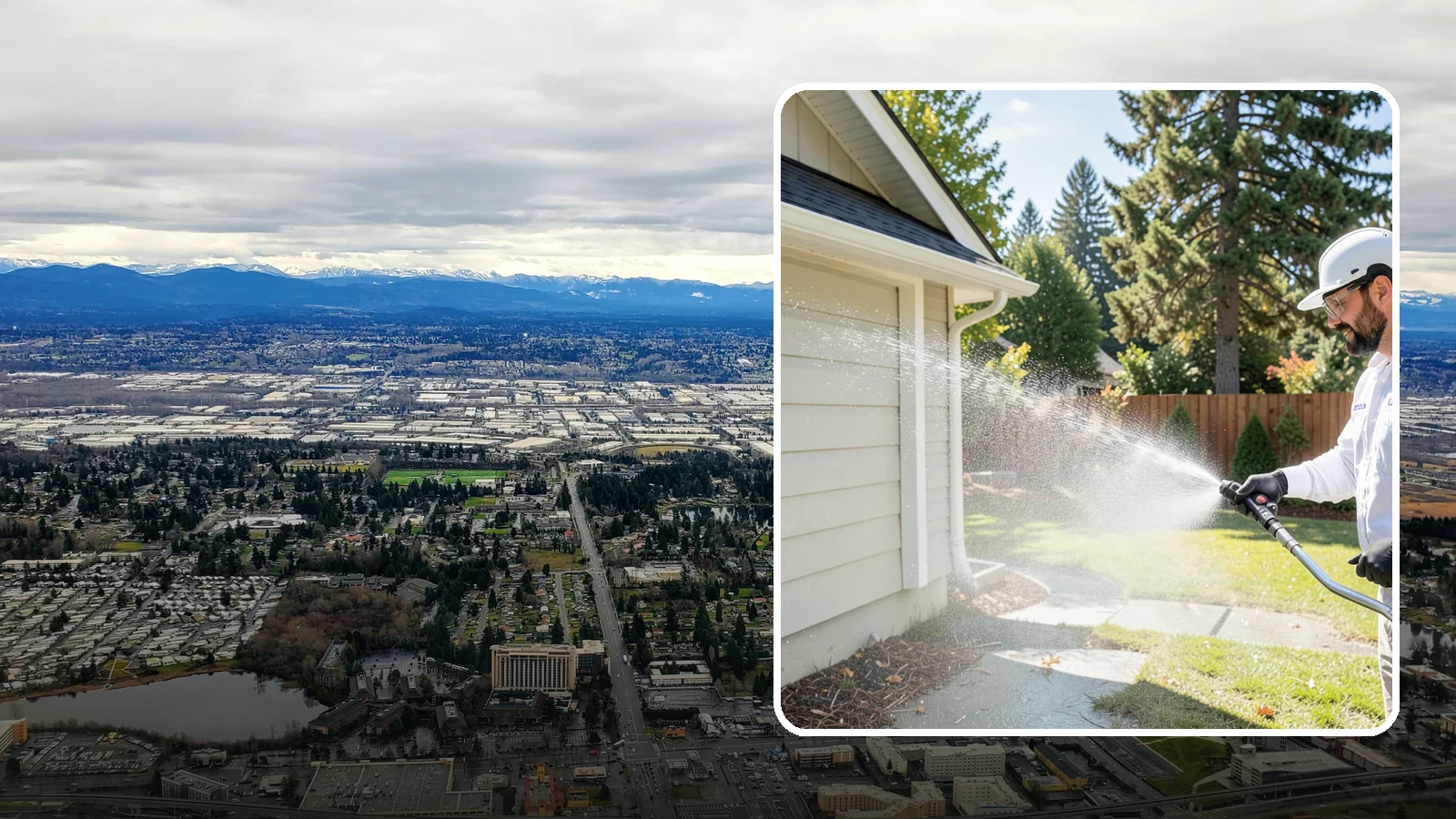Pressure Washing Consultation in SeaTac, King County, WA - We offer on-site pressure washing consultations in Washington to assess your surfaces and build the right cleaning plan.
