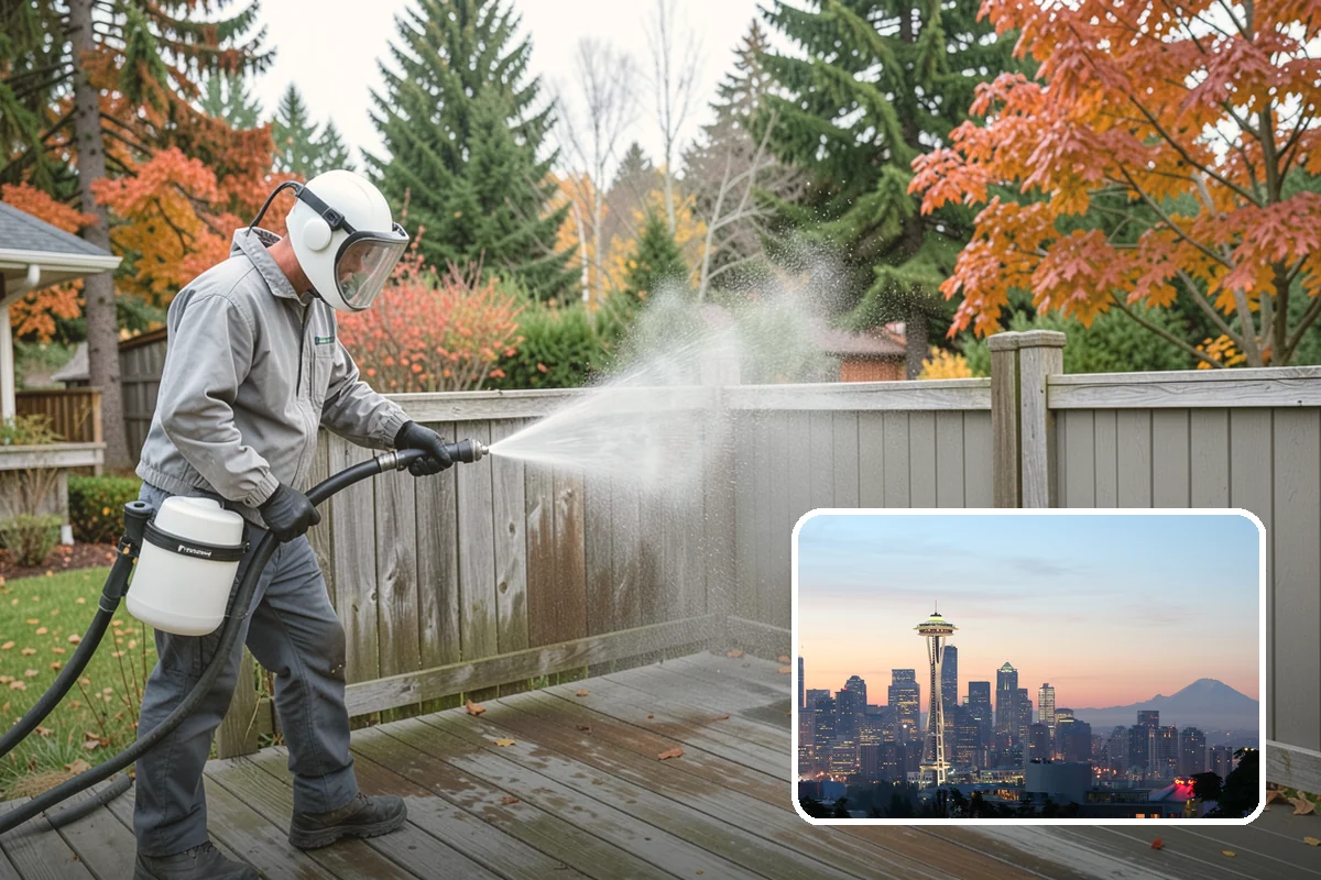 Pressure Washing Consultation in Seattle, King County, WA - Matches methods to each surface safely