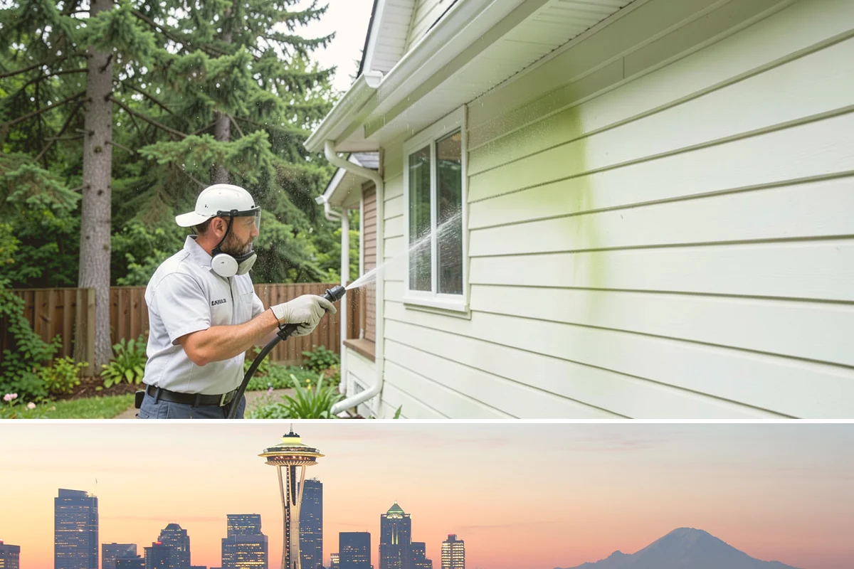 Pressure Washing Consultation in Seattle, King County, WA - A consultation is worthwhile any time of year, and scheduling in late winter helps plan a full cleaning before spring growth...