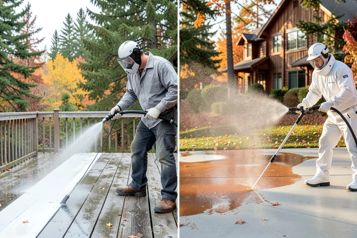 Pressure Washing Consultation in Sedro-Woolley, Skagit County, WA - Walk the property and inventory surfaces