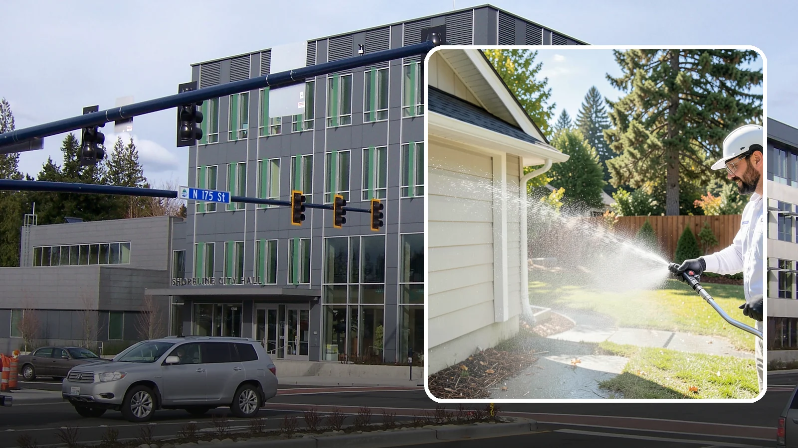Pressure Washing Consultation in Shoreline, King County, WA - We offer on-site pressure washing consultations in Washington to assess your surfaces and build the right cleaning plan.