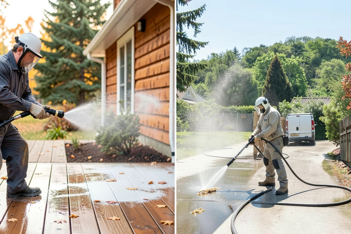Pressure Washing Consultation in Shoreline, King County, WA - Walk the property and inventory surfaces