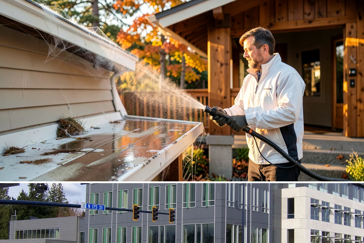Pressure Washing Consultation in Shoreline, King County, WA - A consultation is worthwhile any time of year, and scheduling in late winter helps plan a full cleaning before spring growth...