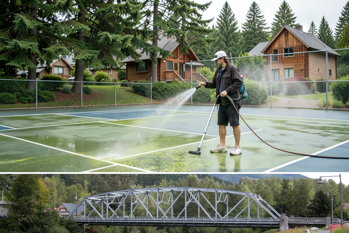 Pressure Washing Consultation in Skykomish, King County, WA - A consultation is worthwhile any time of year, and scheduling in late winter helps plan a full cleaning before spring growth...