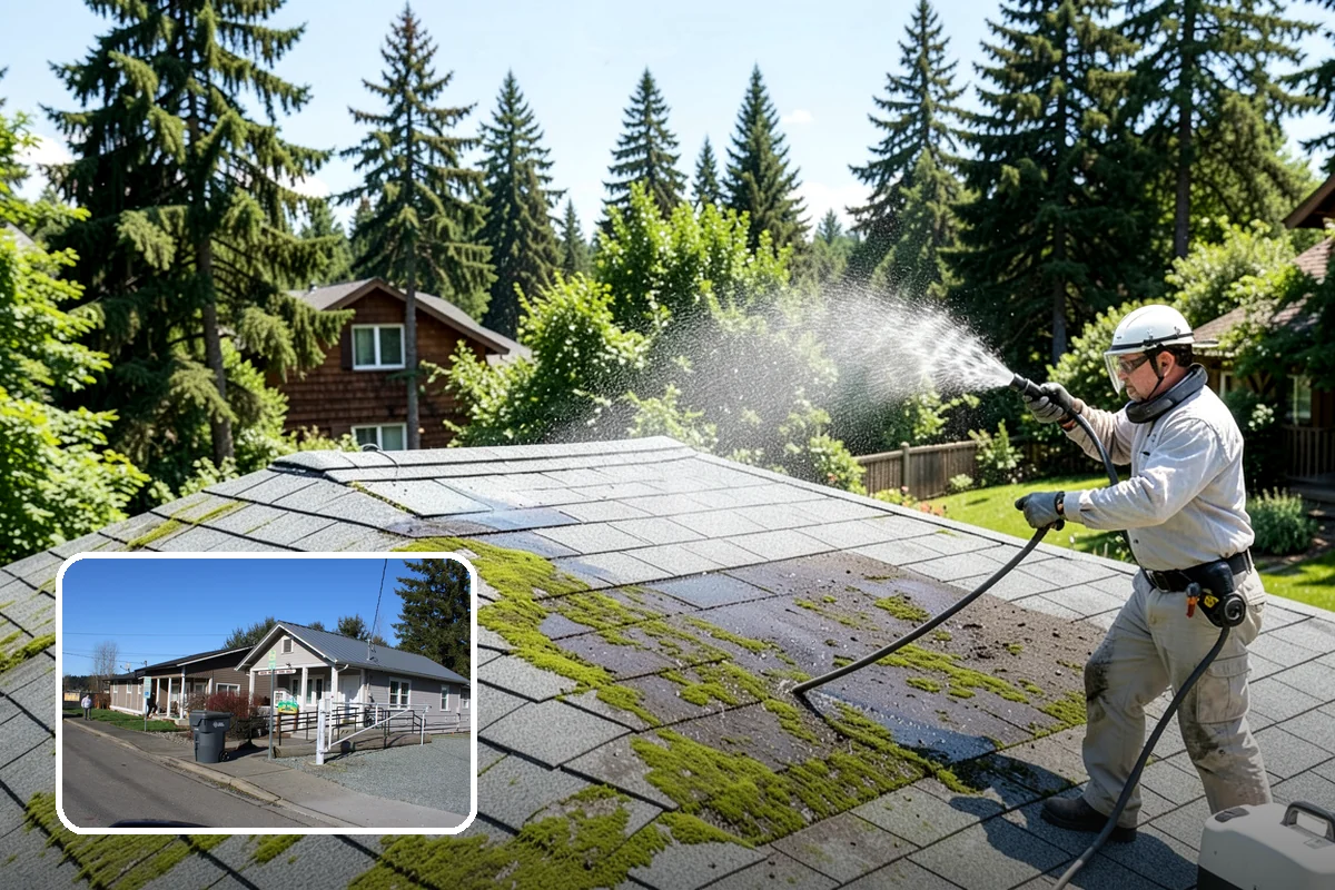 Pressure Washing Consultation in South Prairie, Pierce County, WA - Matches methods to each surface safely