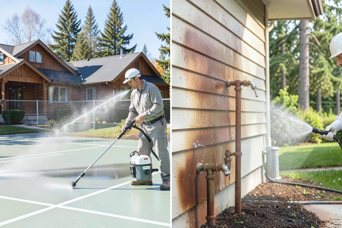 Pressure Washing Consultation in South Prairie, Pierce County, WA - Walk the property and inventory surfaces