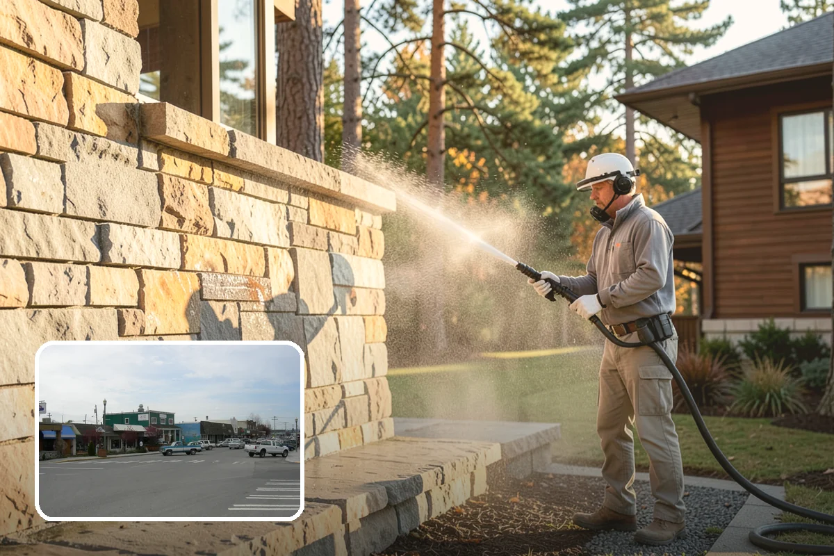 Pressure Washing Consultation in Stanwood, Snohomish County, WA - Matches methods to each surface safely