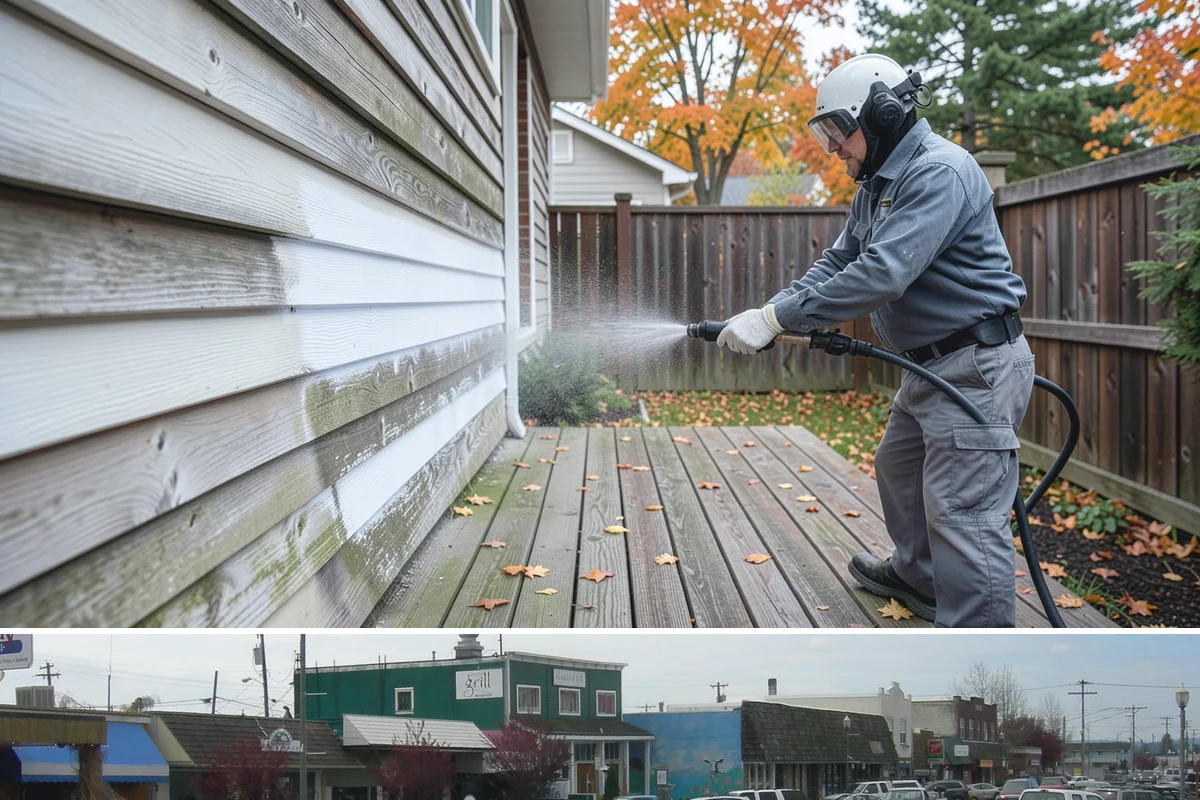 Pressure Washing Consultation in Stanwood, Snohomish County, WA - A consultation is worthwhile any time of year, and scheduling in late winter helps plan a full cleaning before spring growth...