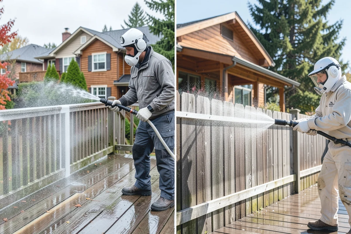 Pressure Washing Consultation in Sumner, Pierce County, WA - Walk the property and inventory surfaces