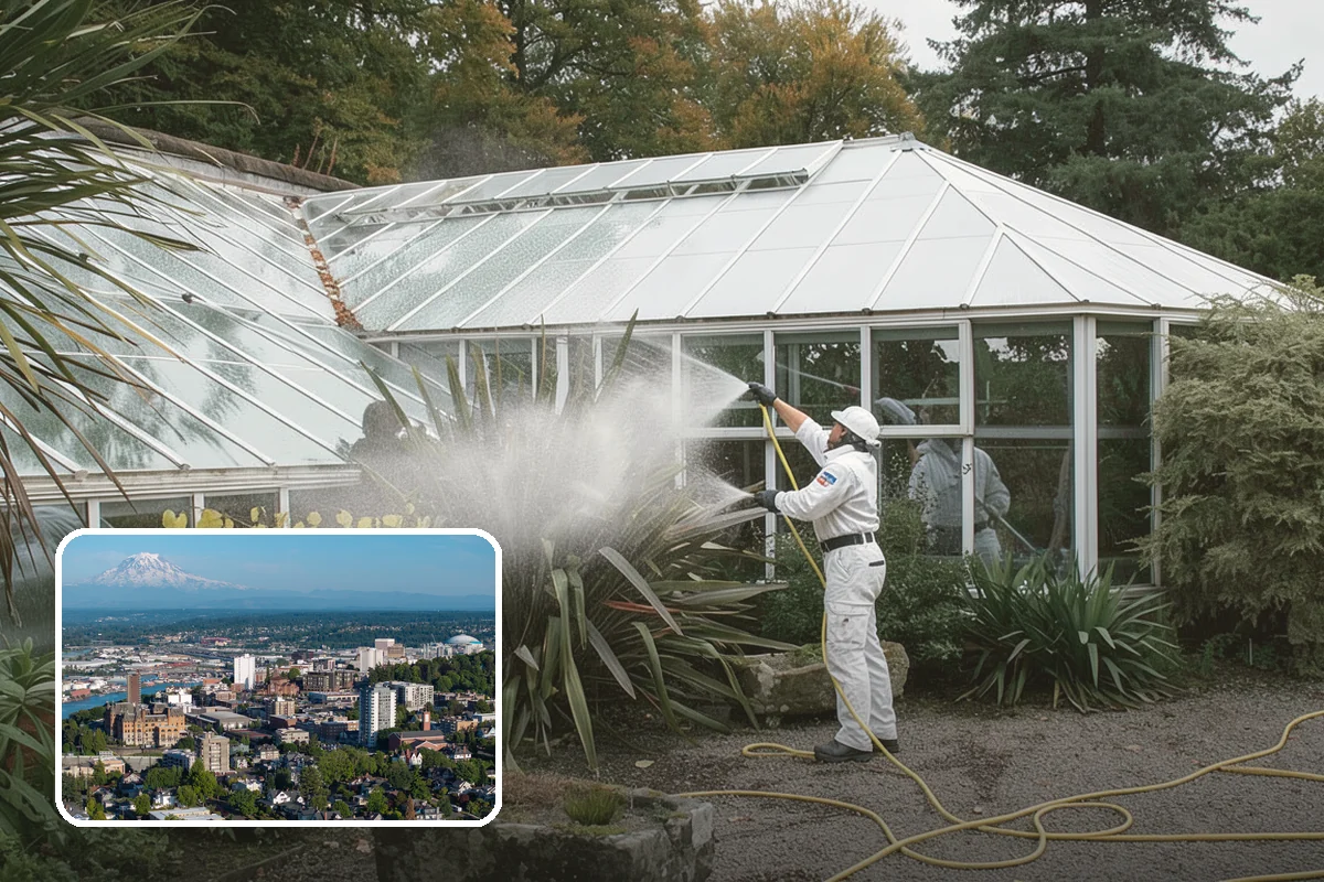 Pressure Washing Consultation in Tacoma, Pierce County, WA - Matches methods to each surface safely