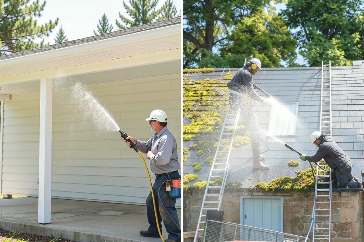 Pressure Washing Consultation in Tukwila, King County, WA - Walk the property and inventory surfaces