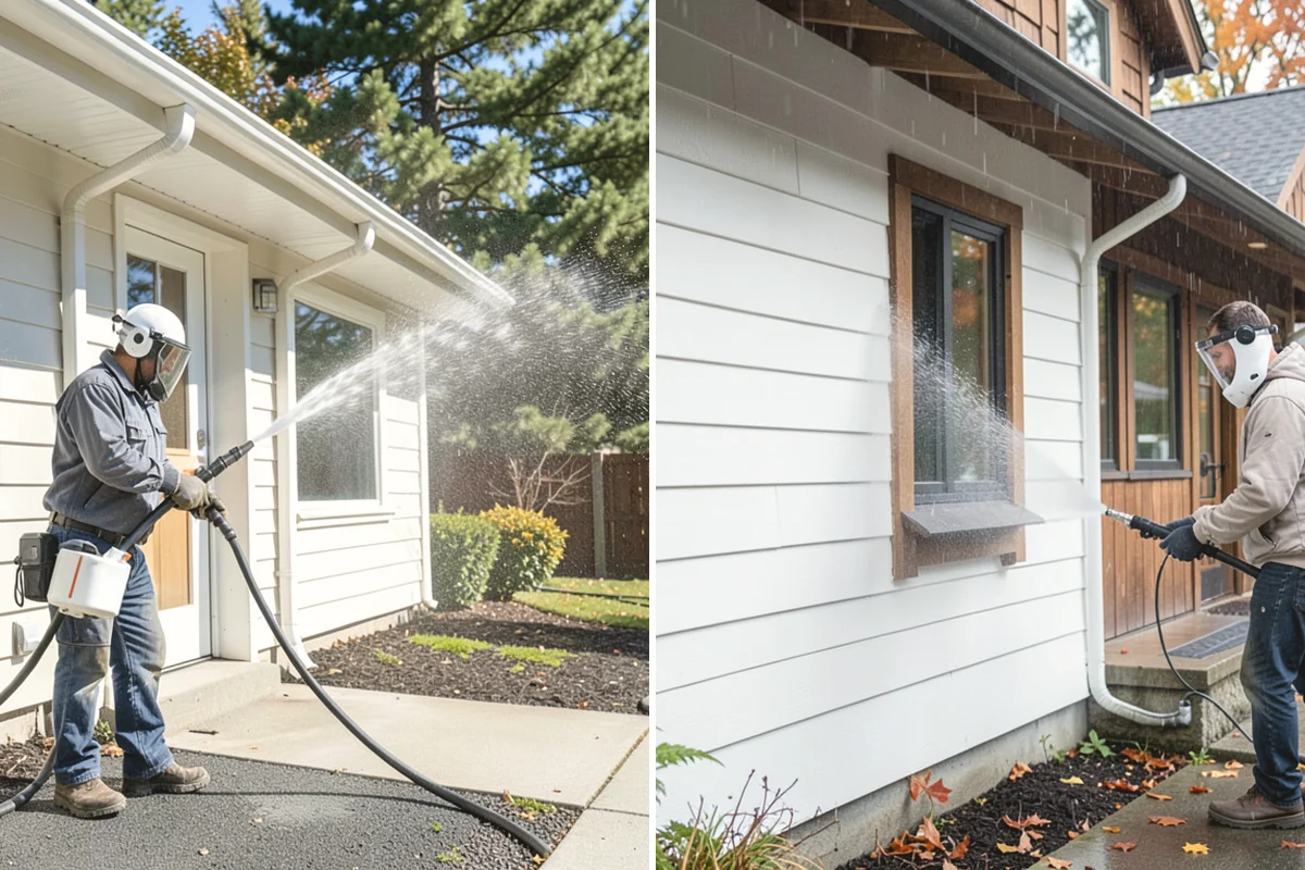 Pressure Washing Consultation in University Place, Pierce County, WA - Walk the property and inventory surfaces