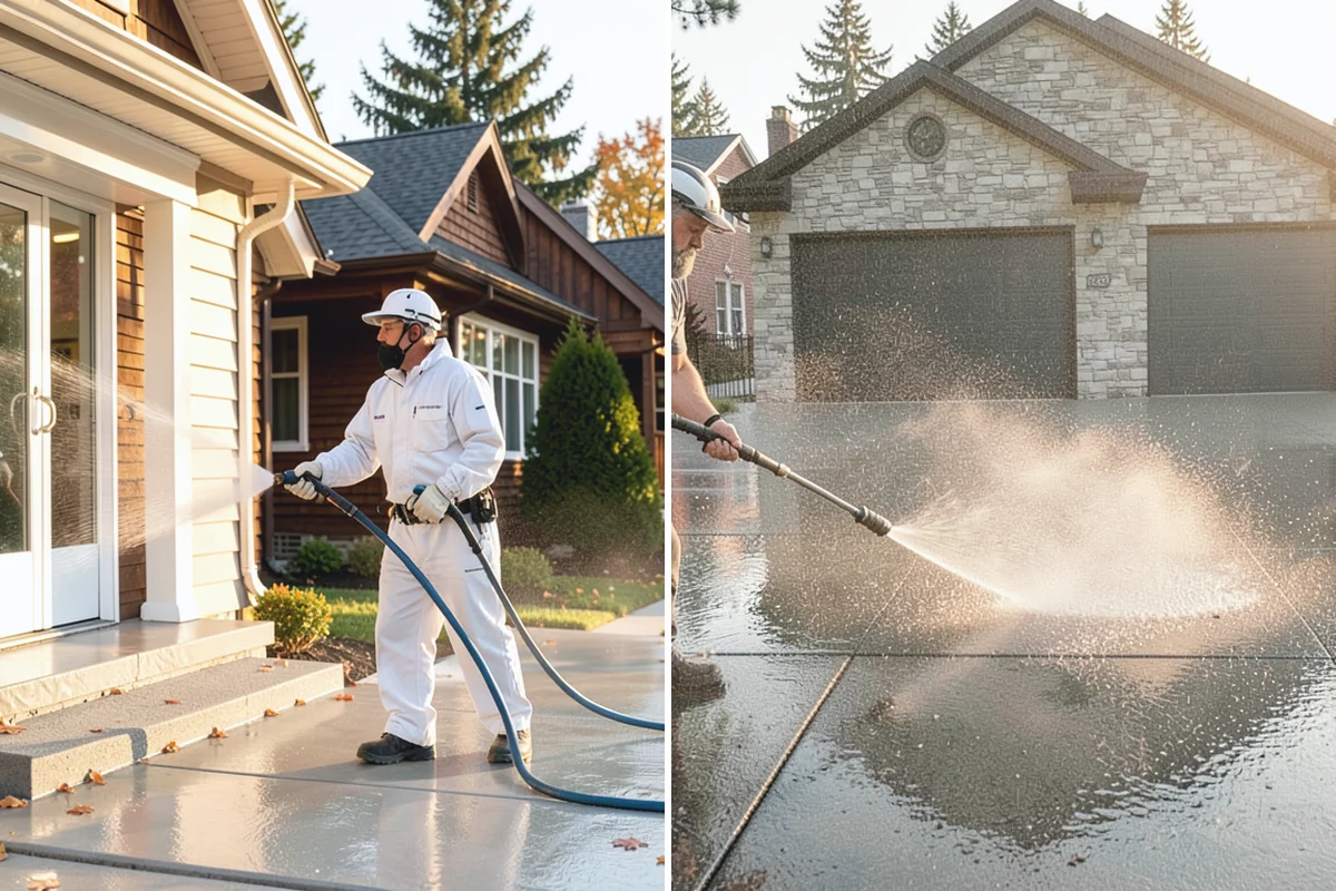 Pressure Washing Consultation in Wilkeson, Pierce County, WA - Walk the property and inventory surfaces