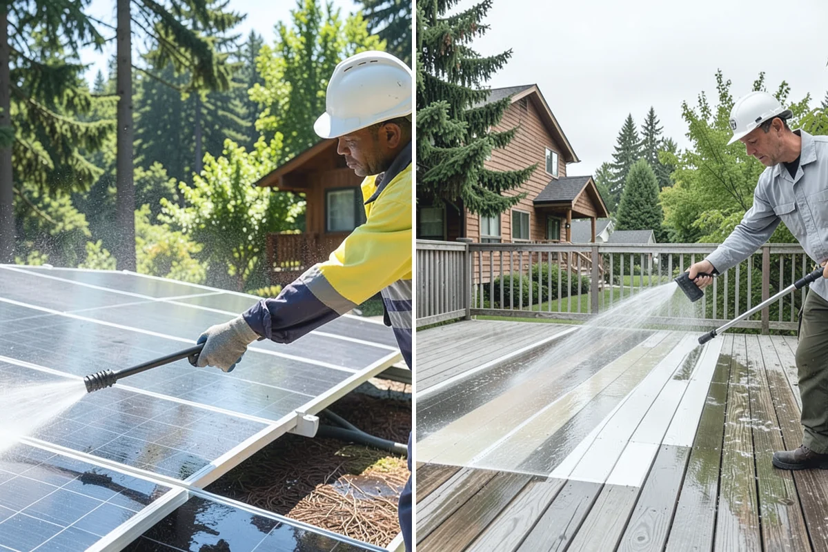 Pressure Washing Consultation in Woodinville, King County, WA - Walk the property and inventory surfaces